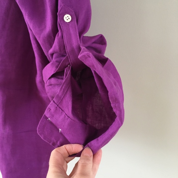 Lauren Ralph Lauren linen tunic sz large - Picture 4 of 8